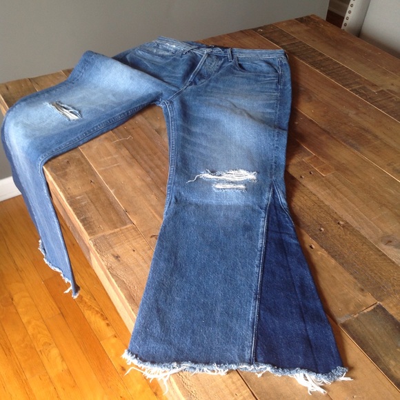 Denim - 3x1 Kick Flare Jeans Higher Ground Gusset